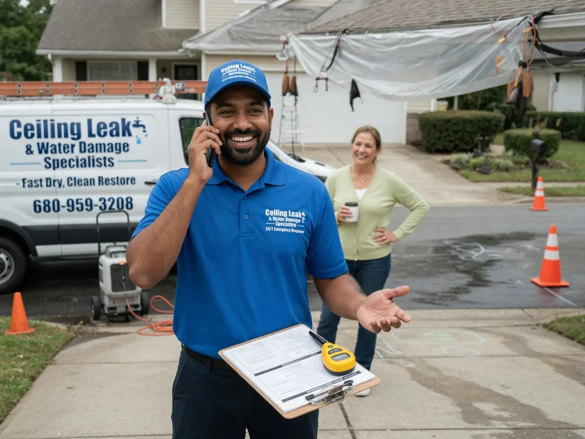 Ceiling Leak Cleanup Yaphank, NY FAQs
